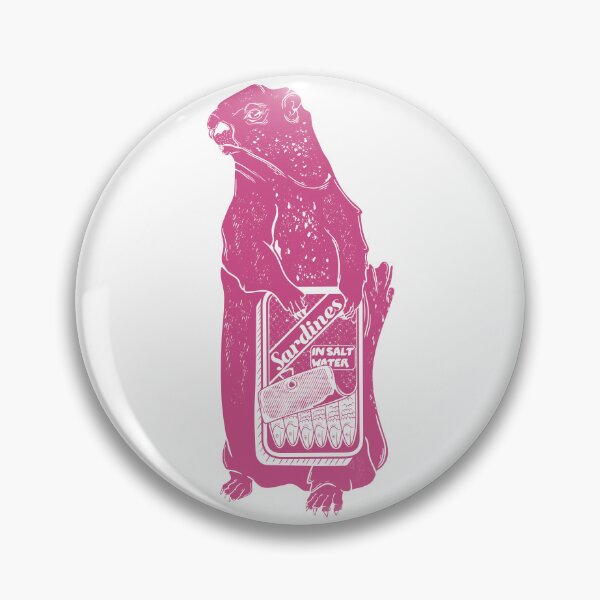 Item preview, Marmot Groundhog Eating Sardines designed and sold by piedaydesigns.