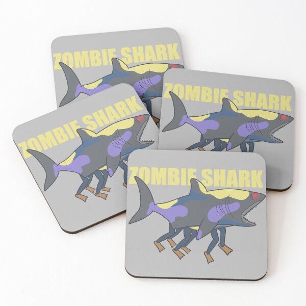 Item preview, Zombie Shark designed and sold by cafenoodle.