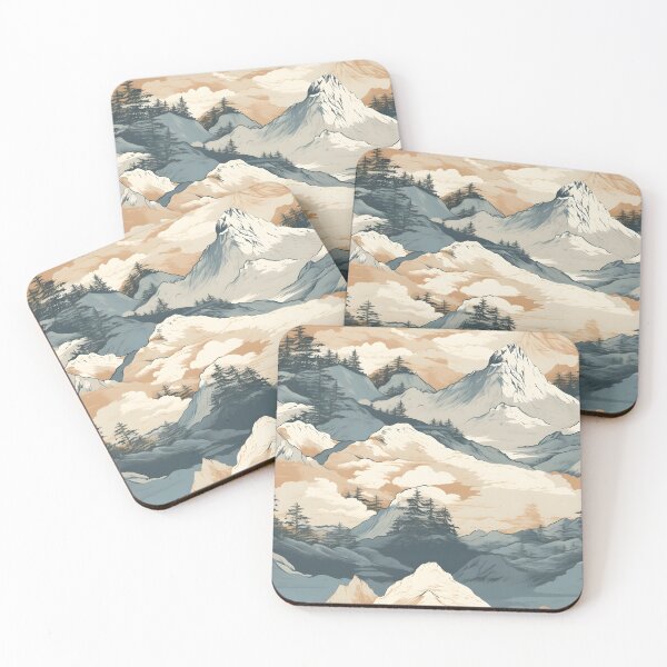 Item preview, Snowy Mountain Pattern designed and sold by TheHudge.