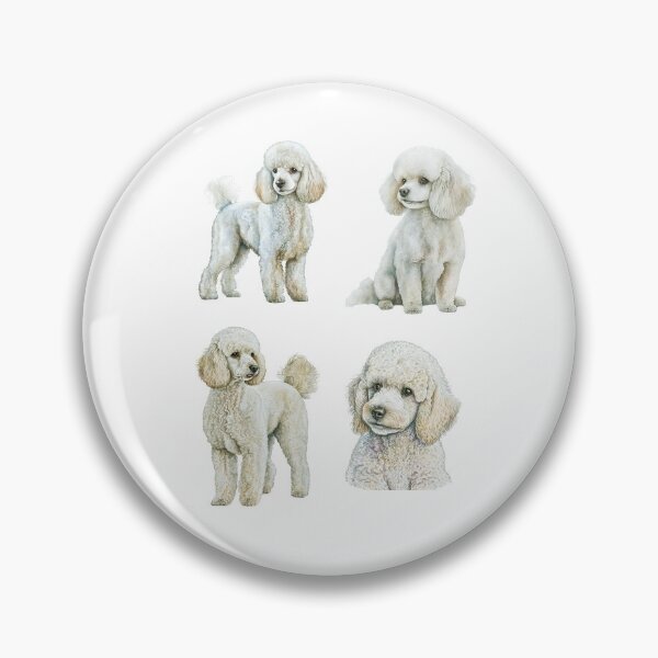 Item preview, Cute White Poodles designed and sold by TheAnimalZ00.