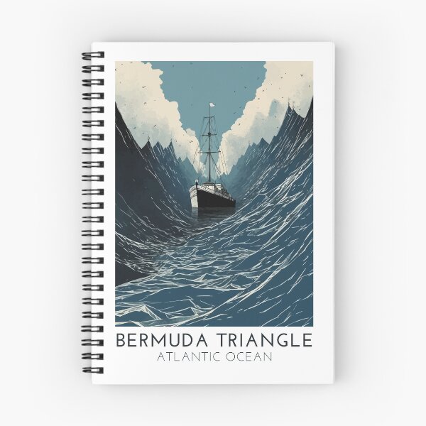 Item preview, Bermuda Triangle Vintage Travel Poster Art designed and sold by electricninja.