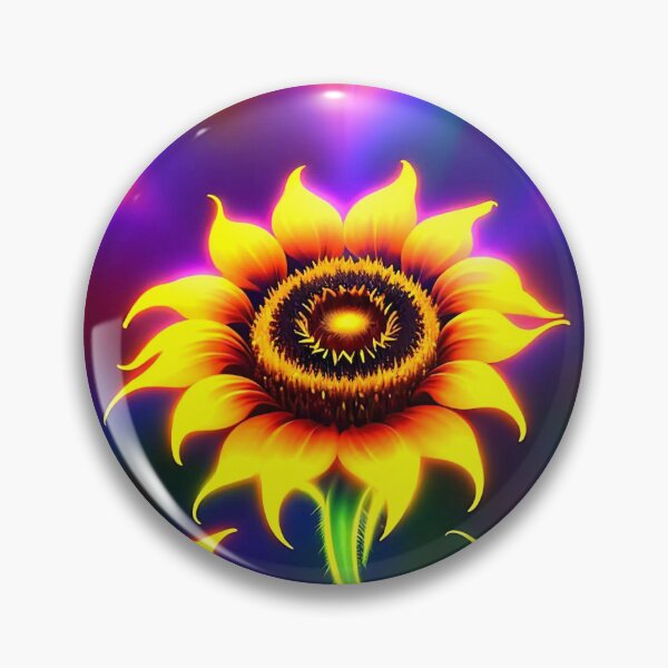 Item preview, Psychedelic sunflowers. designed and sold by PingersWolfDen.