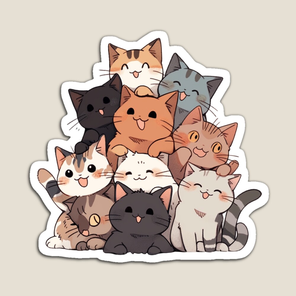 Cute Cat Stickers 