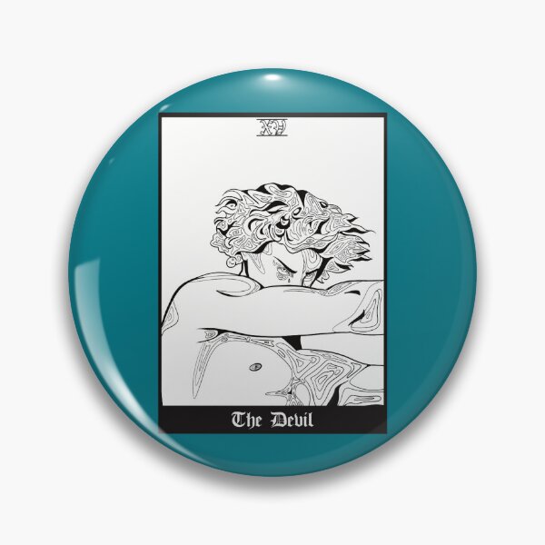 Item preview, The Devil tarot card  designed and sold by meleas.