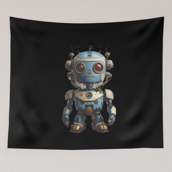 Item preview, Robot Vintage, Blue, Man, Mega, Japan, #8 designed and sold by MarcioCellos.