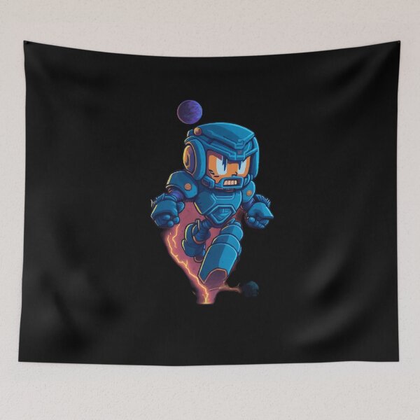 Item preview, Robot Vintage, Blue, Man, Mega, Japan, #9 designed and sold by MarcioCellos.