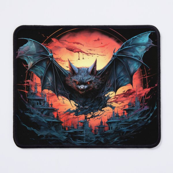 Item preview, scary vampire bat in the dark lit by the moon designed and sold by eyestetix.