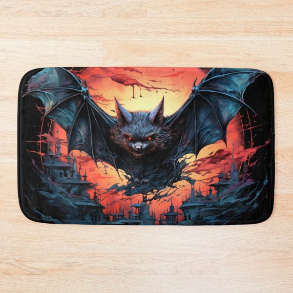 Item preview, scary vampire bat in the dark lit by the moon designed and sold by eyestetix.