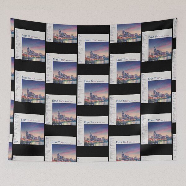 Item preview, Eras Setlist Nashville Night 1 (with invisible string) designed and sold by JanuSwiftie.