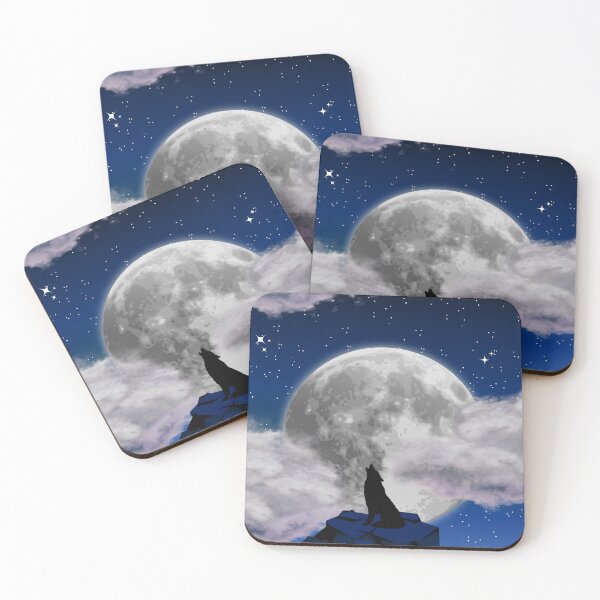 Item preview, The moon and the wolf designed and sold by BlueBerry45.
