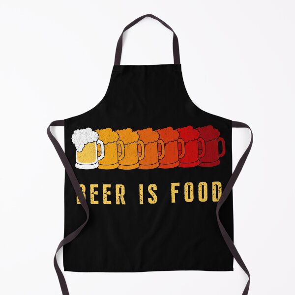 Item preview, Beer is Food - Retro beer lover gift designed and sold by Hugo Bloke.