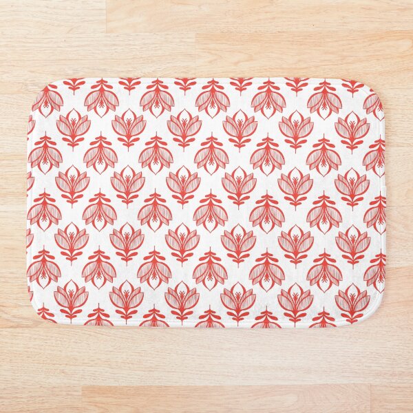 Item preview, Scandinavian Flower in Red designed and sold by redtroblue.