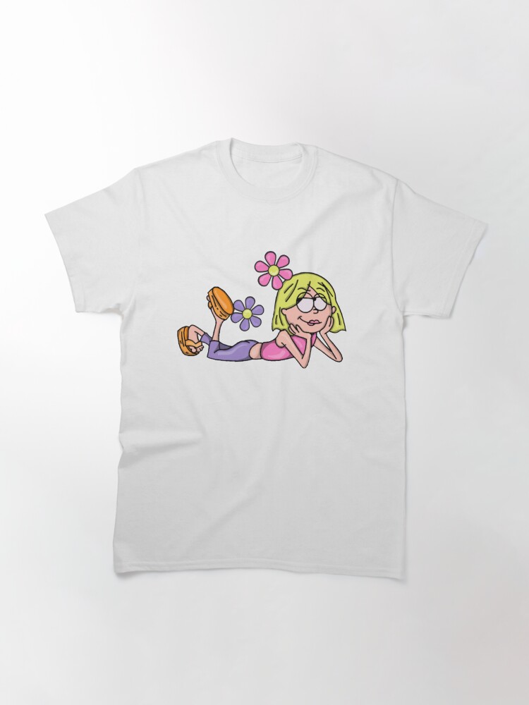 Disover Y2K Lizzie McGuire Flower Art Classic T-Shirt, Cute Emotions Of Lizzie McGuire Shirt