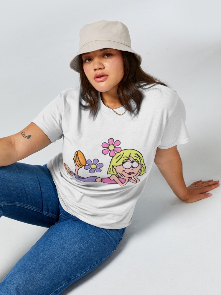 Discover Y2K Lizzie McGuire Flower Art Classic T-Shirt, Cute Emotions Of Lizzie McGuire Shirt