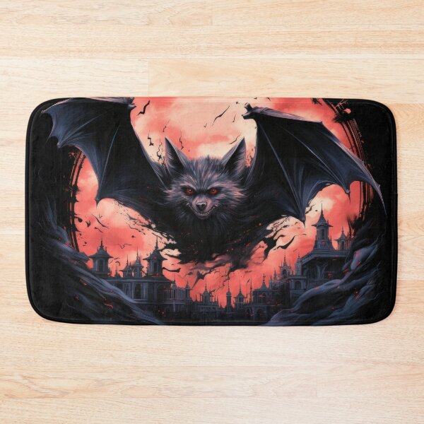 Item preview, scary vampire bat in the dark lit by the moon 2 designed and sold by eyestetix.