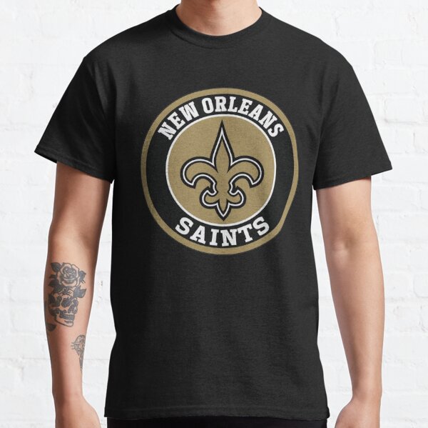 New Orleans Saints Sir Saint T Shirt - BLACK & GOLD SPORTS