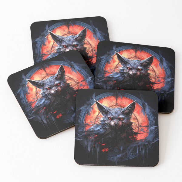 Item preview, scary vampire bat in the dark lit by the moon 3 designed and sold by eyestetix.