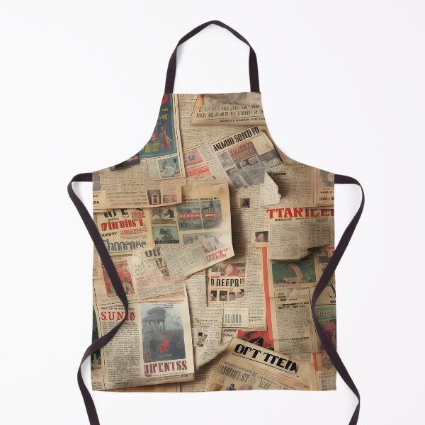 Artikelvorschau, Nahtloses Zeitungsmuster der 70er Jahre entworfen und verkauft von Kennyshop8.