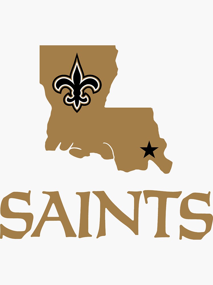 New Orleans Saints logo NFL Vinyl Decal Window Laptop Any Size / Color