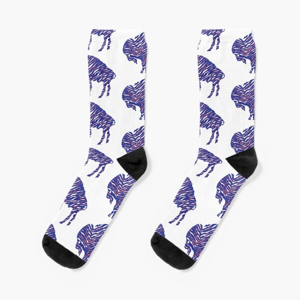 Bills Zubaz Socks – Tilted Buffalo