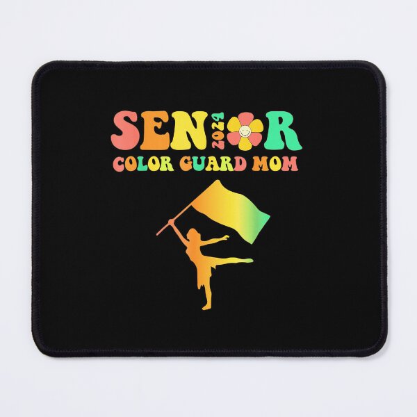 Item preview, 2024 Groovy Senior Color Guard Mom Flag Marching Band Parent designed and sold by MissRasheedHam.