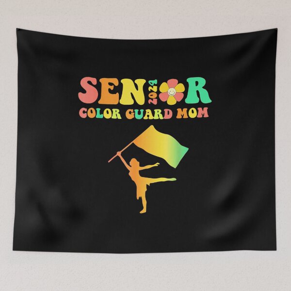 Item preview, 2024 Groovy Senior Color Guard Mom Flag Marching Band Parent designed and sold by MissRasheedHam.