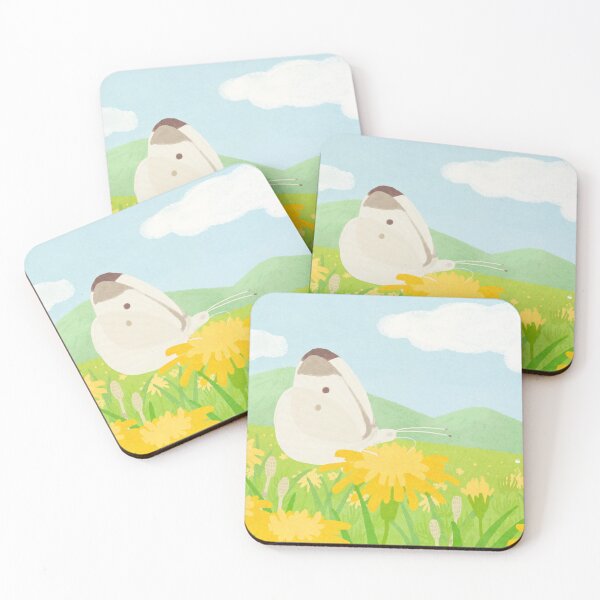Item preview, Spring in Japan: Dandelions and White butterflies designed and sold by Yuuri Tayama.
