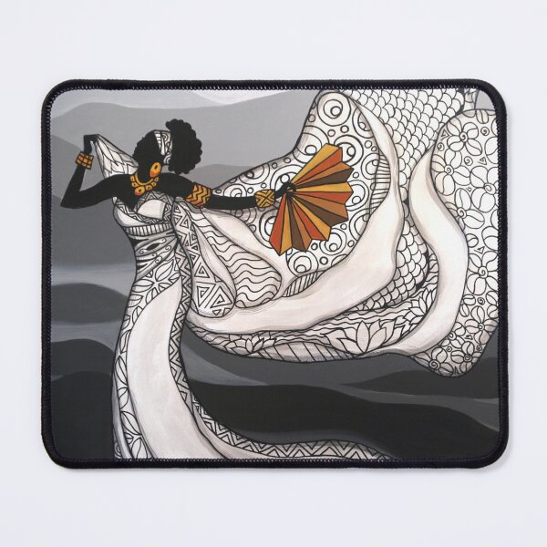 Item preview, Fan Dancer with Scarf in Belize designed and sold by caribbeancolors.