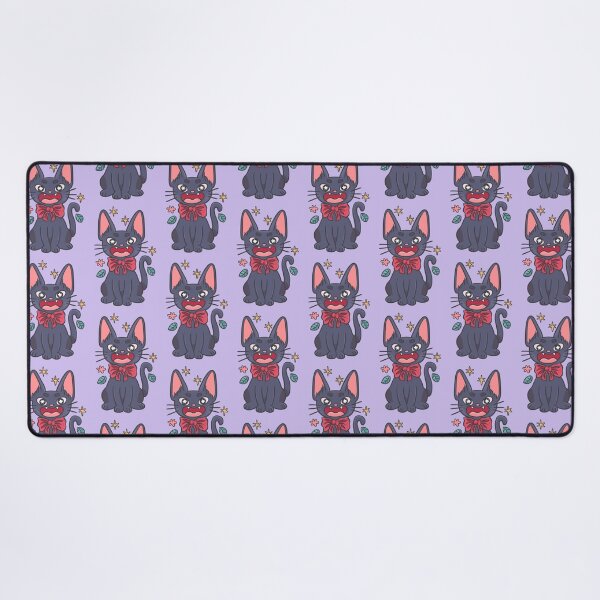Item preview, Beautiful black kitty cat with red bow designed and sold by lizdejupiter.
