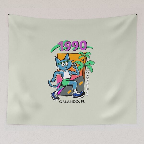 Item preview, 90s Vintage Meow-A-Thon designed and sold by Justine Vadnais.