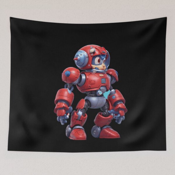 Item preview, Robot Vintage, Red, Man, Mega, Japan, #1 designed and sold by MarcioCellos.
