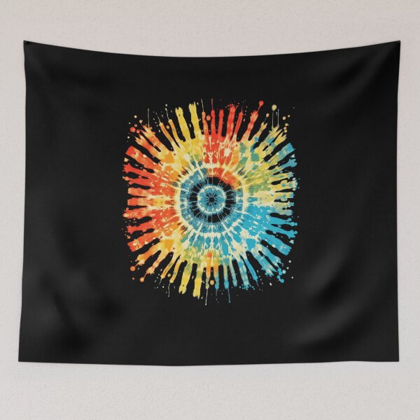 Item preview, Retro Tie Dye 60's 70's Hippie Aesthetic Graphic Art designed and sold by MissRasheedHam.