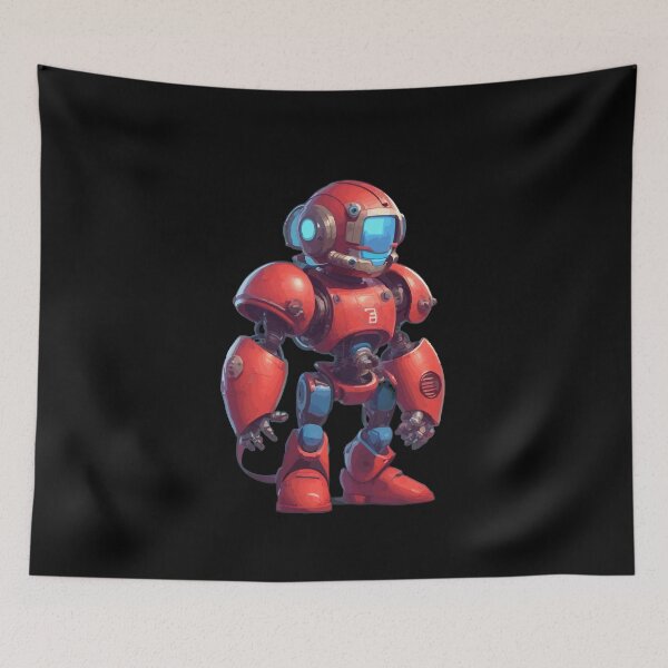 Item preview, Robot Vintage, Red, Man, Mega, Japan, #2 designed and sold by MarcioCellos.
