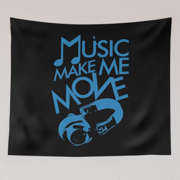 Item preview, La música de diseño creativo me hace moverme azul. designed and sold by NeilMedhurst.