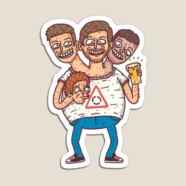 The Roundabout Crew Collab Magnet