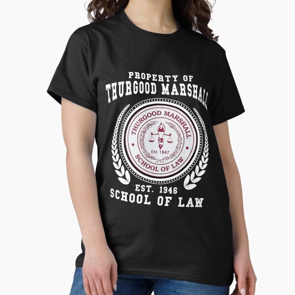 Vista previa del artículo con la obra «Escuela de Derecho Thurgood Marshall vintage», diseñado y vendido por nassagra.