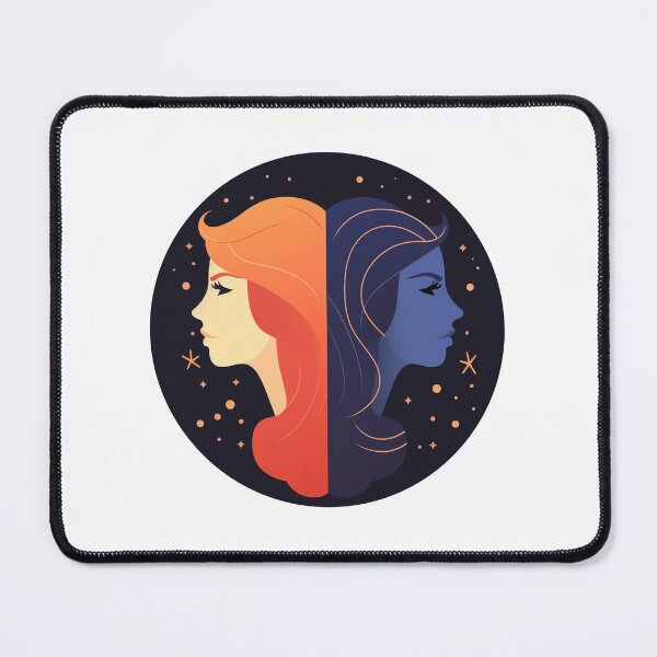 Item preview, Gemini Zodiac Astrology Twins designed and sold by onokostudios.
