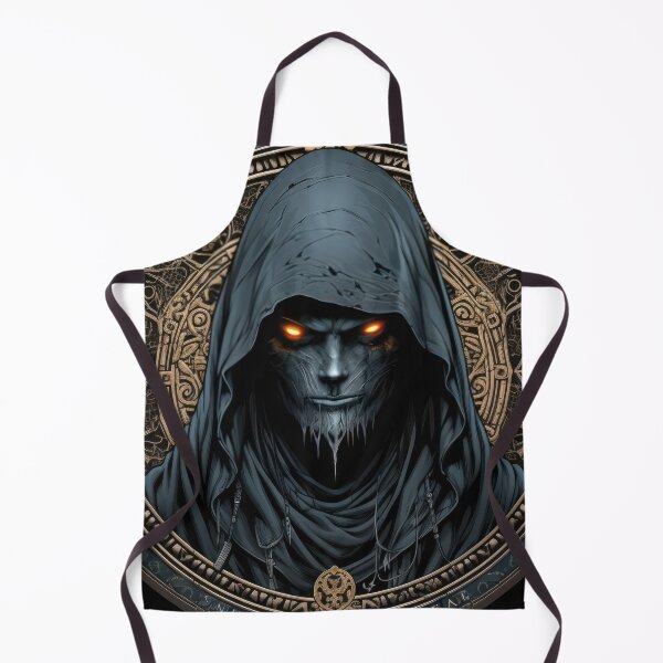 Item preview, shrouded specter with orange glowing eyes designed and sold by eyestetix.