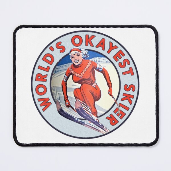 Item preview, Worlds Okayest Skier Vintage designed and sold by hilda74.