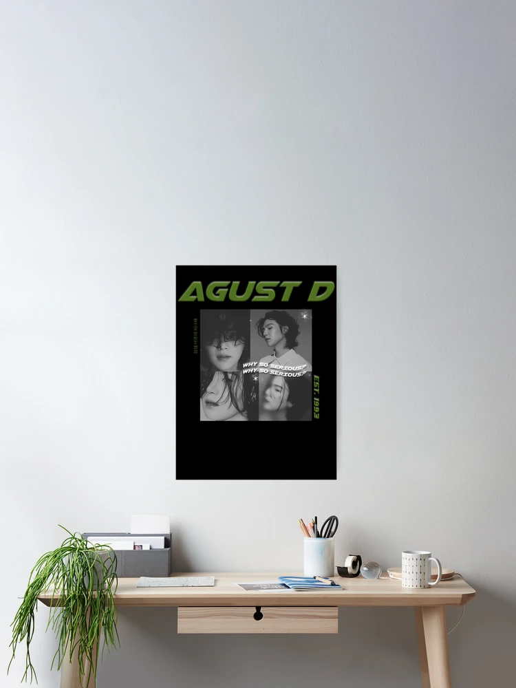 Aperçu 2 sur 3. Poster avec l'œuvre Agust D Racing créée et vendue par VolatileDesign.
