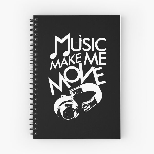 Item preview, Creative design music make me move white  designed and sold by Domenikolas.