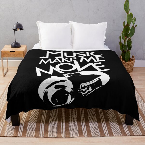 Item preview, Creative design music make me move white  designed and sold by Domenikolas.