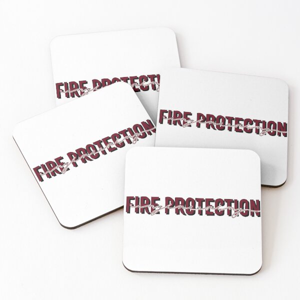 Item preview, Fire protection engineering red calligraphy  designed and sold by whimsythepooh.