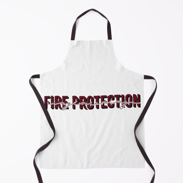 Item preview, Fire protection engineering red calligraphy designed and sold by whimsythepooh.