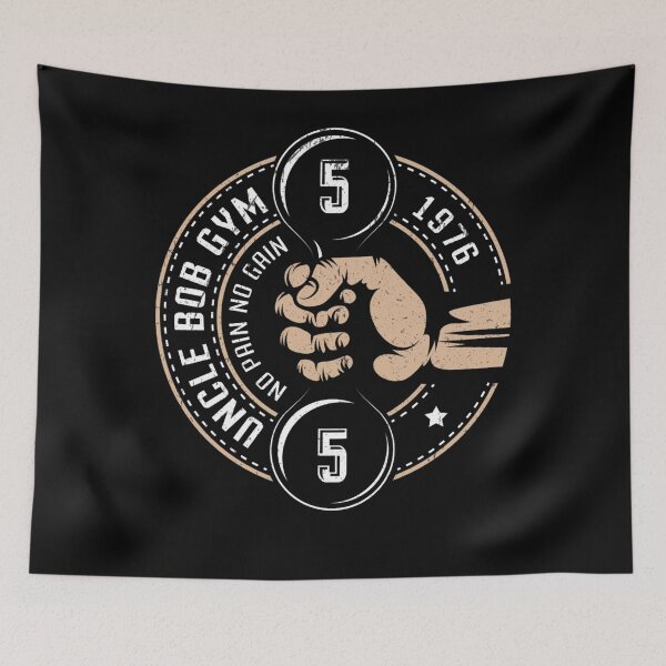 Item preview, CrossFit logo hand with dumpbel designed and sold by Domenikolas.