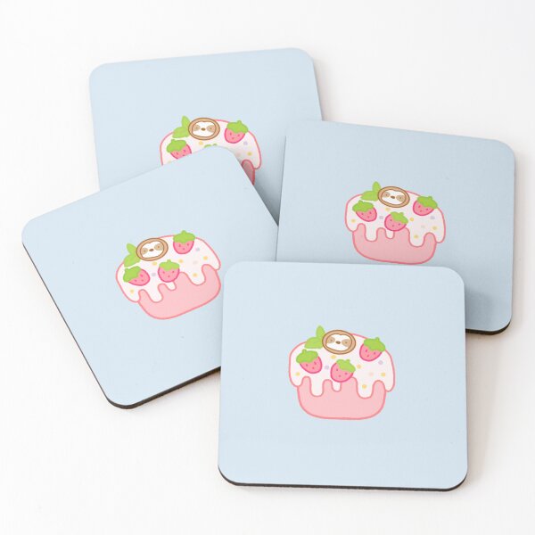 Item preview, Cute Strawberry Cake Sloth  designed and sold by theslothinme.