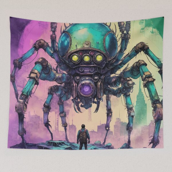 Item preview, Overhead - Steampunk Spider Mech designed and sold by ILikeToasters.