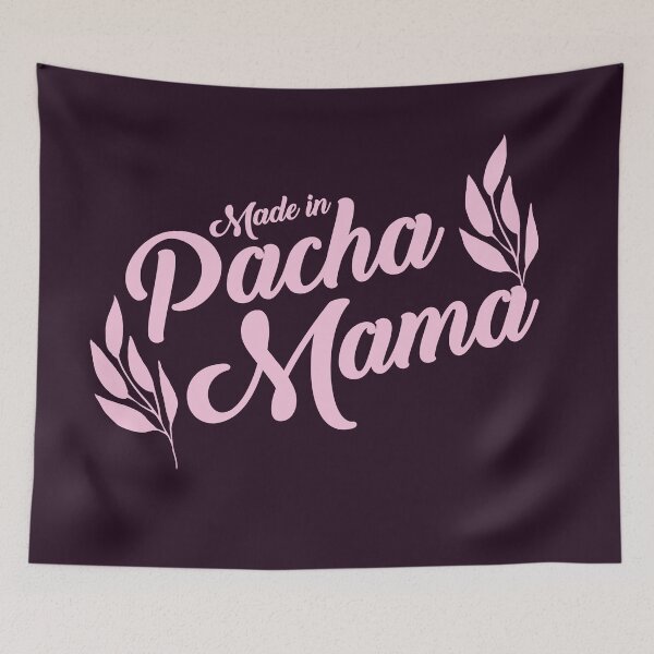 Item preview, Made in Pachamama with leaves Pink designed and sold by Artsemg.