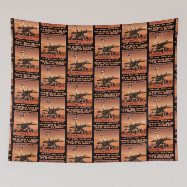 Item preview, My Battery Is Low Opportunity Mars Rover designed and sold by soulfulprintss8.