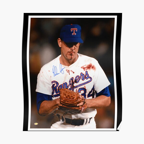 Nolan Ryan Flamethrower Texas Rangers Poster - Costacos 1991 – Sports  Poster Warehouse